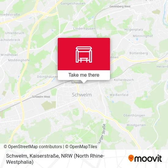 Карта Schwelm, Kaiserstraße