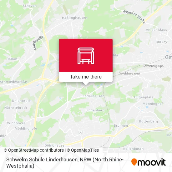 Карта Schwelm Schule Linderhausen