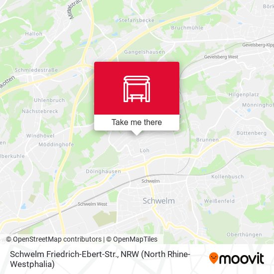 Карта Schwelm Friedrich-Ebert-Str.