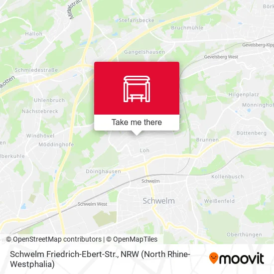 Карта Schwelm Friedrich-Ebert-Str.