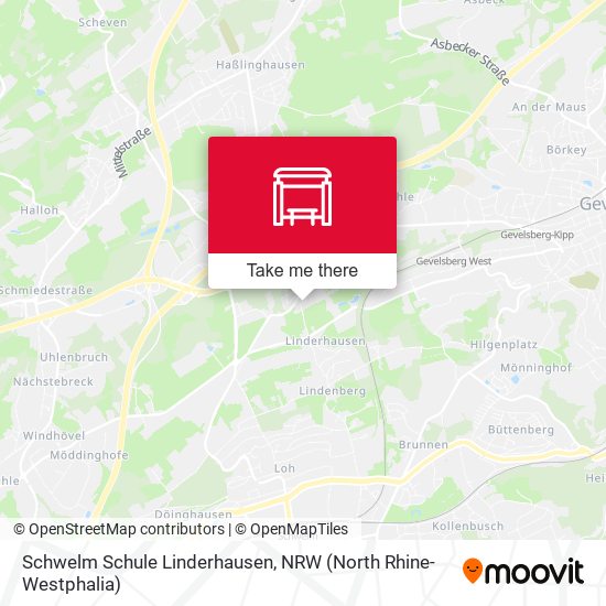 Schwelm Schule Linderhausen map