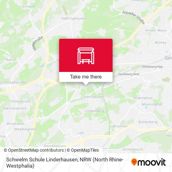 Карта Schwelm Schule Linderhausen