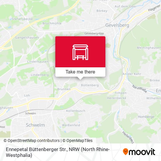 Ennepetal Büttenberger Str. map