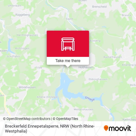 Breckerfeld Ennepetalsperre map