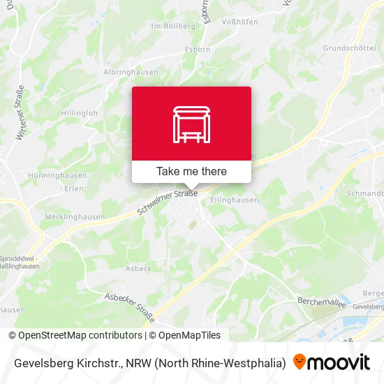 Карта Gevelsberg Kirchstr.