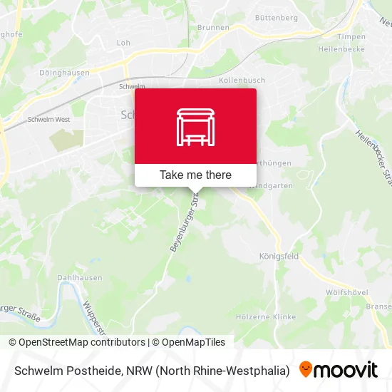 Карта Schwelm Postheide