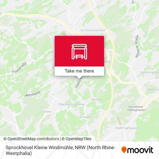 Sprockhövel Kleine Windmühle map