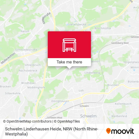 Карта Schwelm Linderhausen Heide