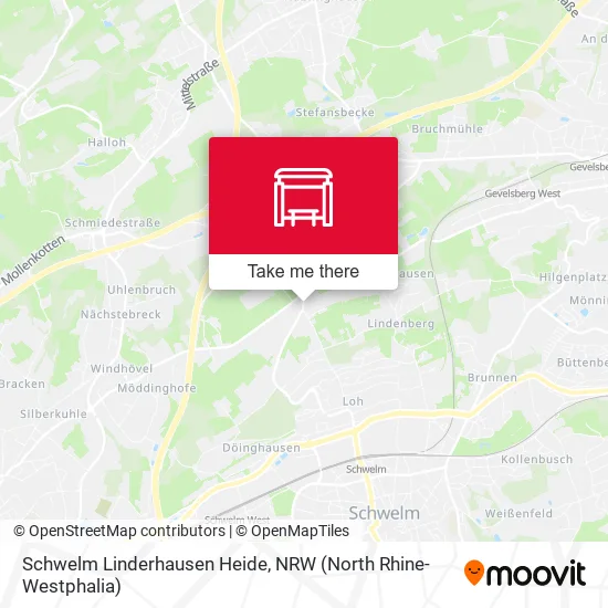 Карта Schwelm Linderhausen Heide