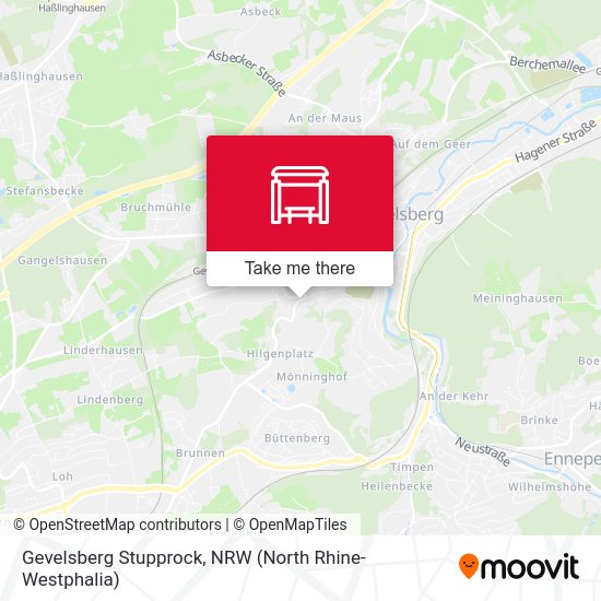 Gevelsberg Stupprock map