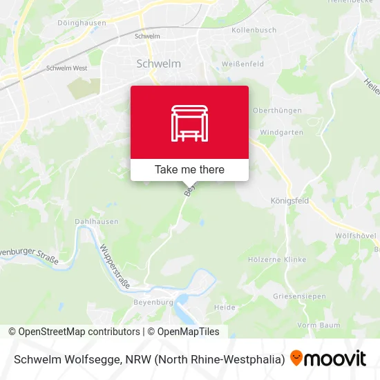 Карта Schwelm Wolfsegge