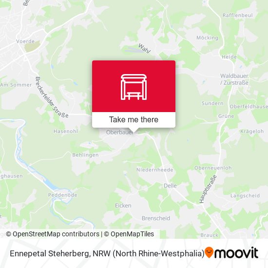 Ennepetal Steherberg map