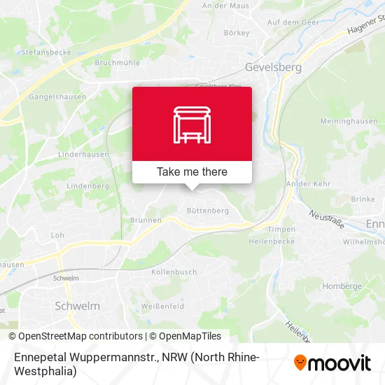 Карта Ennepetal Wuppermannstr.