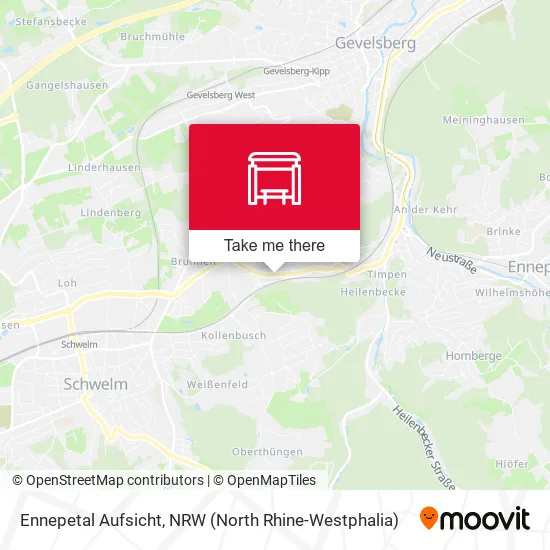 Ennepetal Aufsicht map