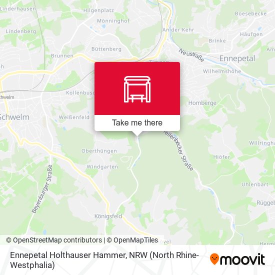 Ennepetal Holthauser Hammer map