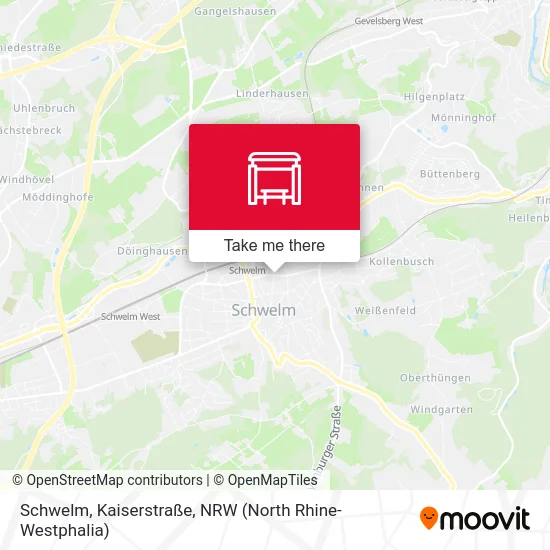Карта Schwelm, Kaiserstraße