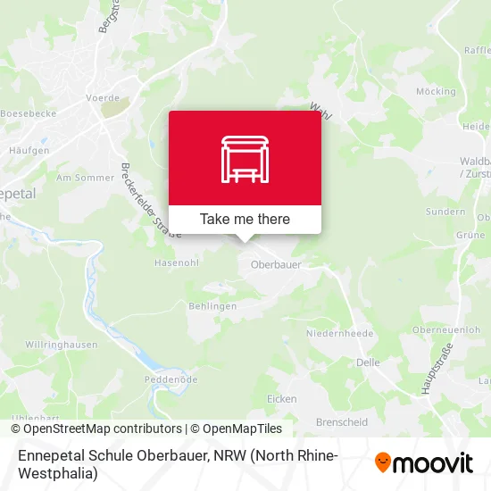 Карта Ennepetal Schule Oberbauer