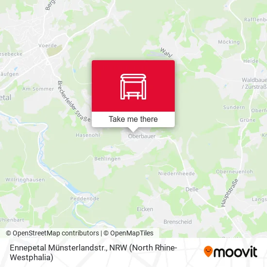 Карта Ennepetal Münsterlandstr.