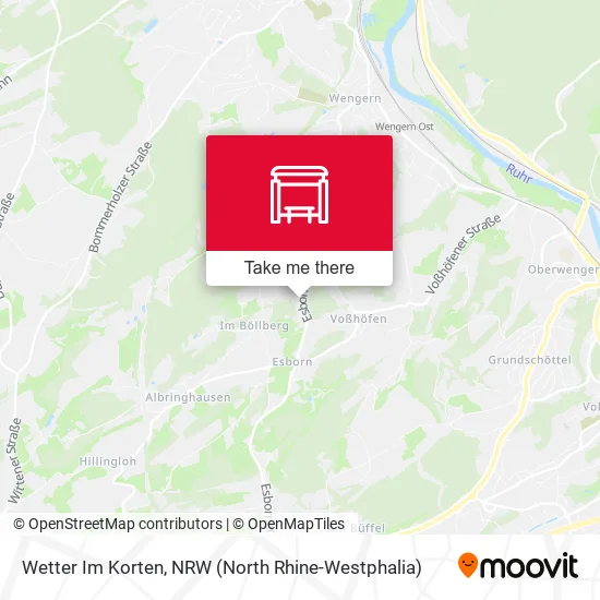 Карта Wetter Im Korten