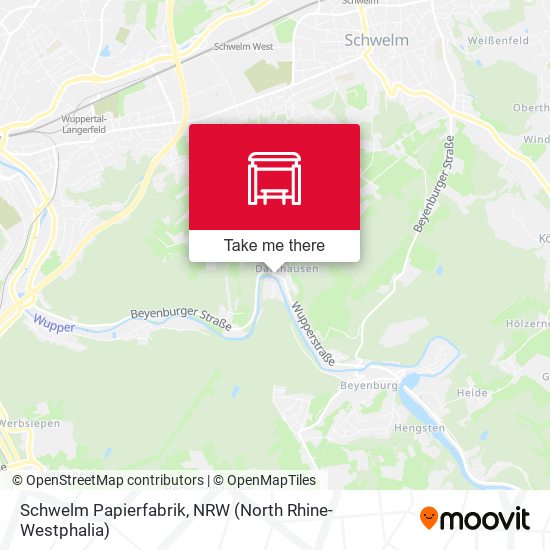 Schwelm Papierfabrik map