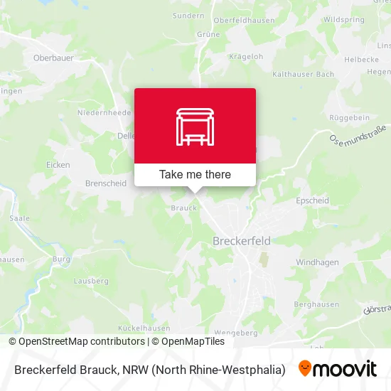 Карта Breckerfeld Brauck