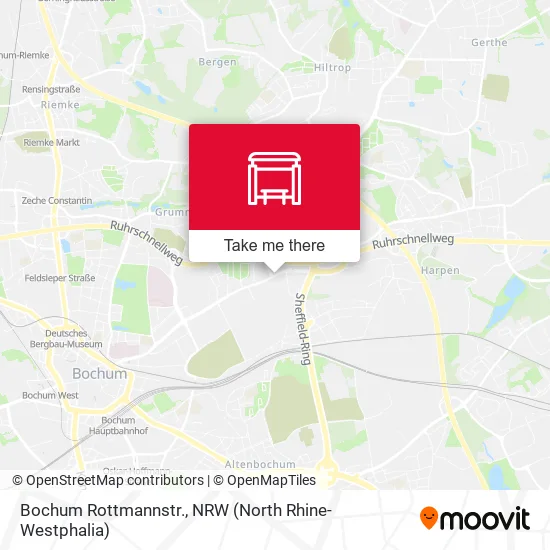 Карта Bochum Rottmannstr.