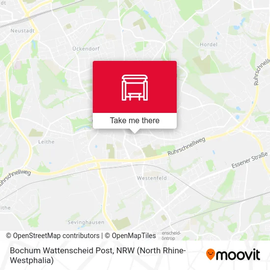 Bochum Wattenscheid Post map