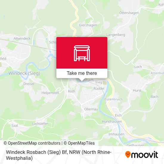 Windeck Rosbach (Sieg) Bf map