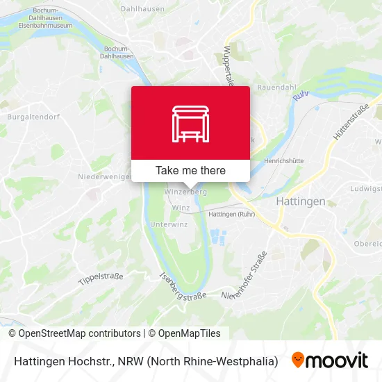 Карта Hattingen Hochstr.