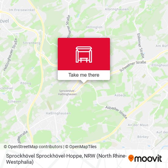 Sprockhövel Sprockhövel-Hoppe map