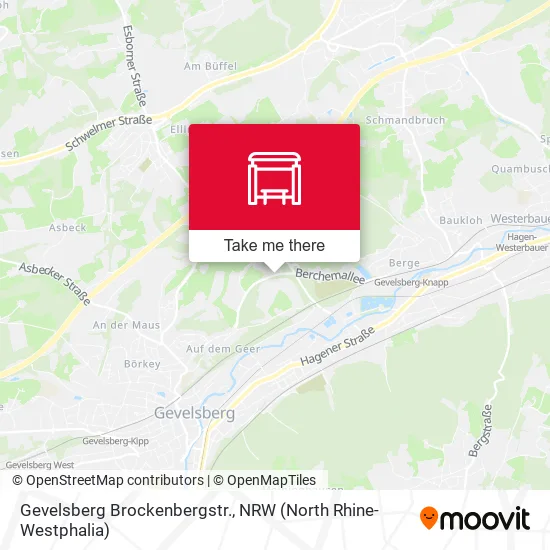 Карта Gevelsberg Brockenbergstr.