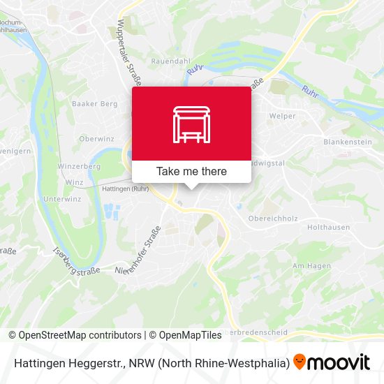 Hattingen Heggerstr. map