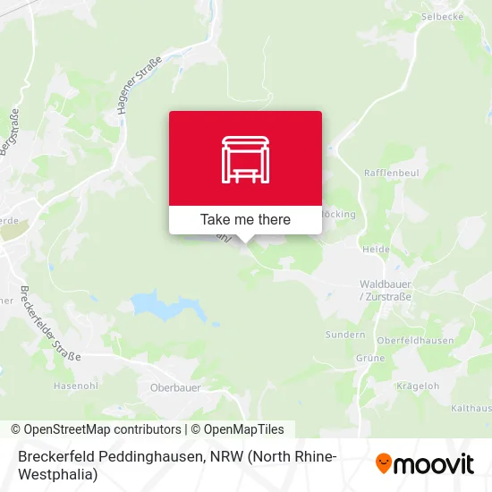 Breckerfeld Peddinghausen map