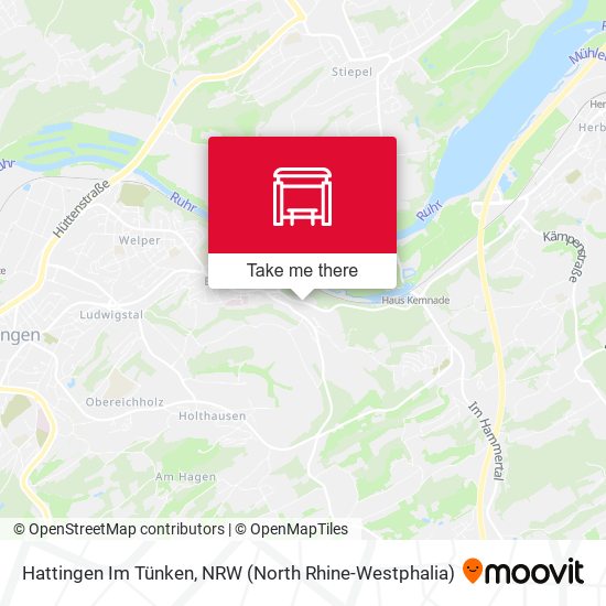 Hattingen Im Tünken map