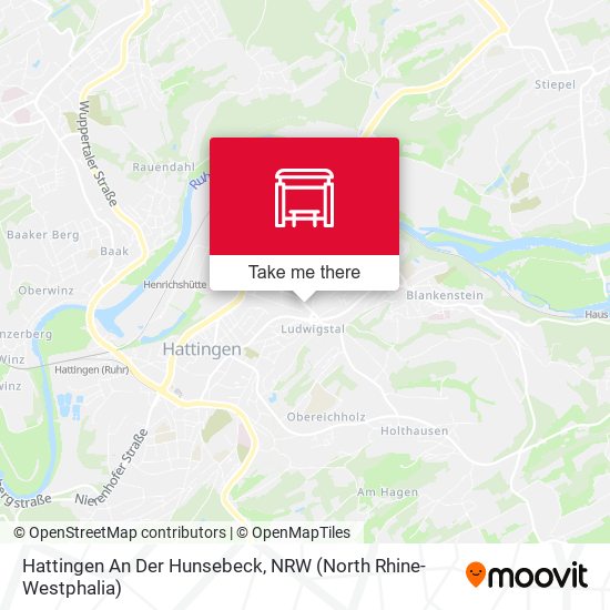 Hattingen An Der Hunsebeck map