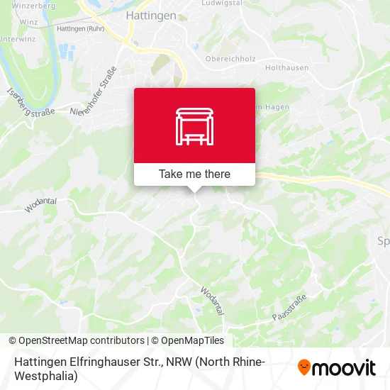 Карта Hattingen Elfringhauser Str.
