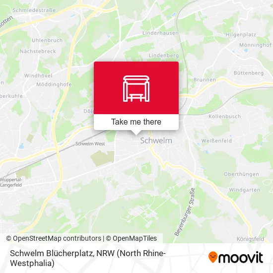 Карта Schwelm Blücherplatz