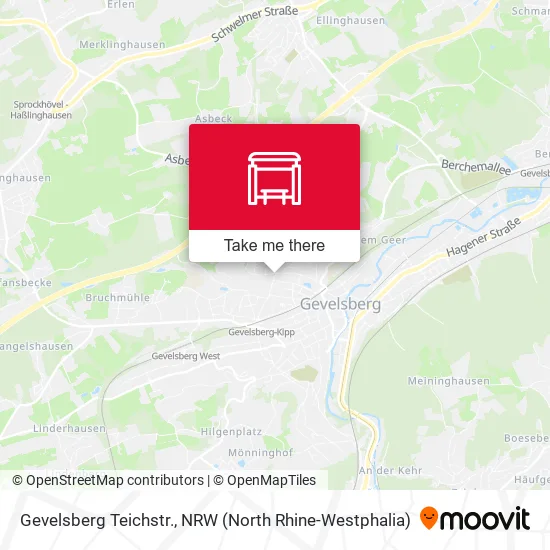 Карта Gevelsberg Teichstr.