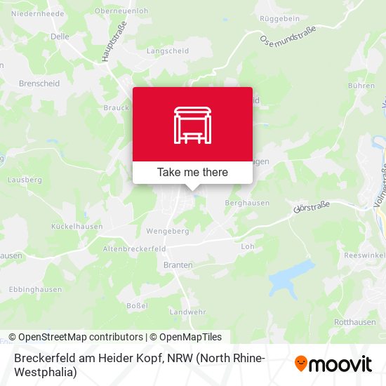 Breckerfeld am Heider Kopf map
