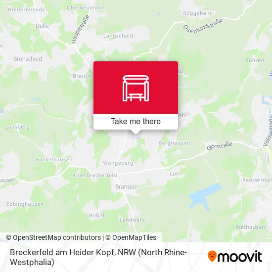 Карта Breckerfeld am Heider Kopf