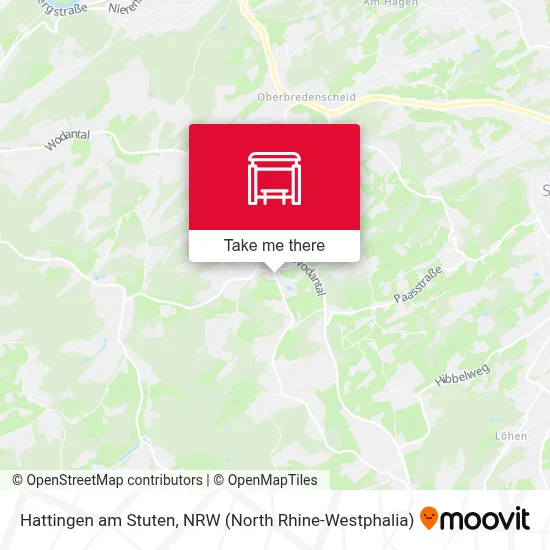 Hattingen am Stuten map