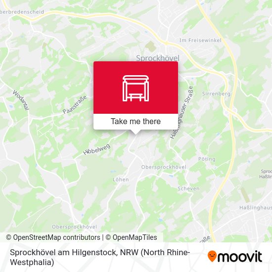 Sprockhövel am Hilgenstock map