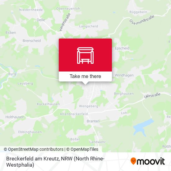 Breckerfeld am Kreutz map