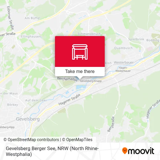 Gevelsberg Berger See map