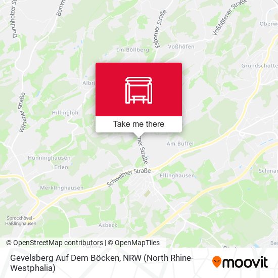 Gevelsberg Auf Dem Böcken map