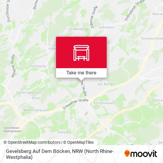 Карта Gevelsberg Auf Dem Böcken