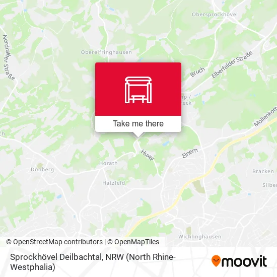 Карта Sprockhövel Deilbachtal