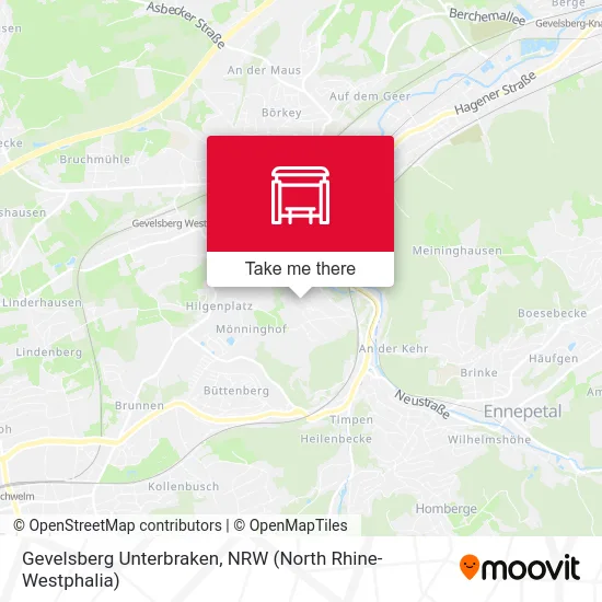 Gevelsberg Unterbraken map