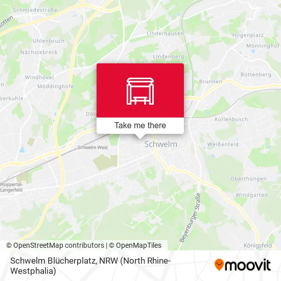 Карта Schwelm Blücherplatz