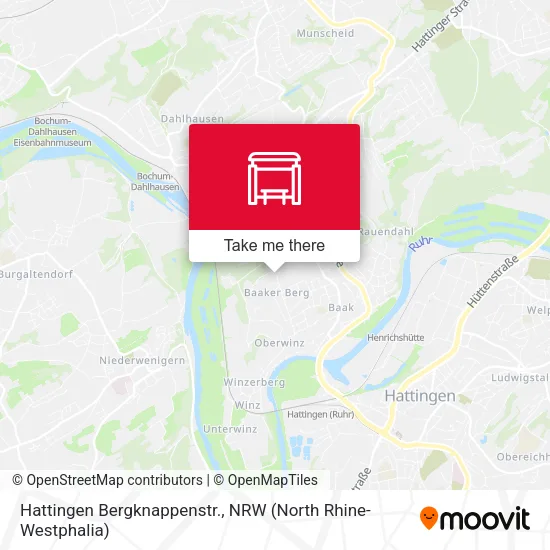 Карта Hattingen Bergknappenstr.
